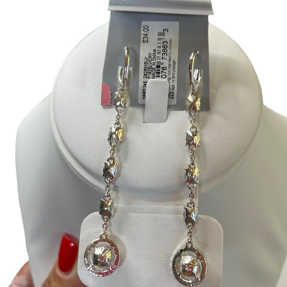 Gemma Layne crystal drop earrings new with tags - Picture 3 of 3